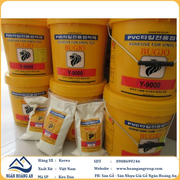 Keo Dán Sàn Nhựa Thùng 15Kg